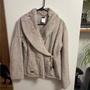 Patagonia Plush Fleece Jacket in Light Beige